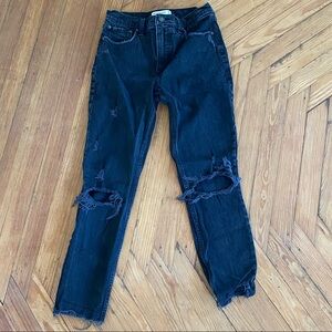 Abercrombie and Fitch The Skinny High Rise-Black